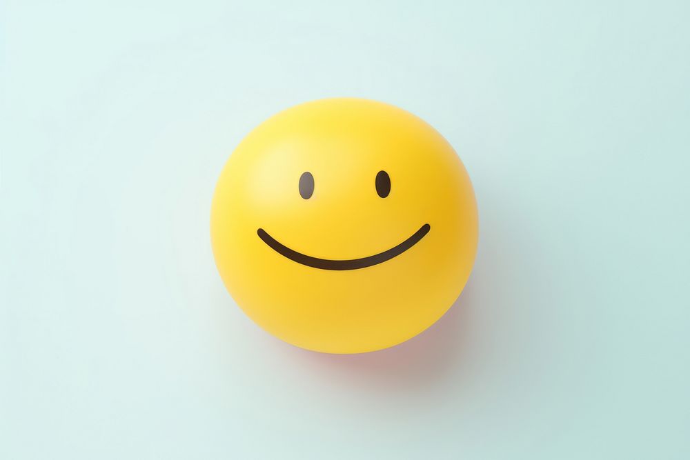 Smile emoji icon face anthropomorphic representation celebration.