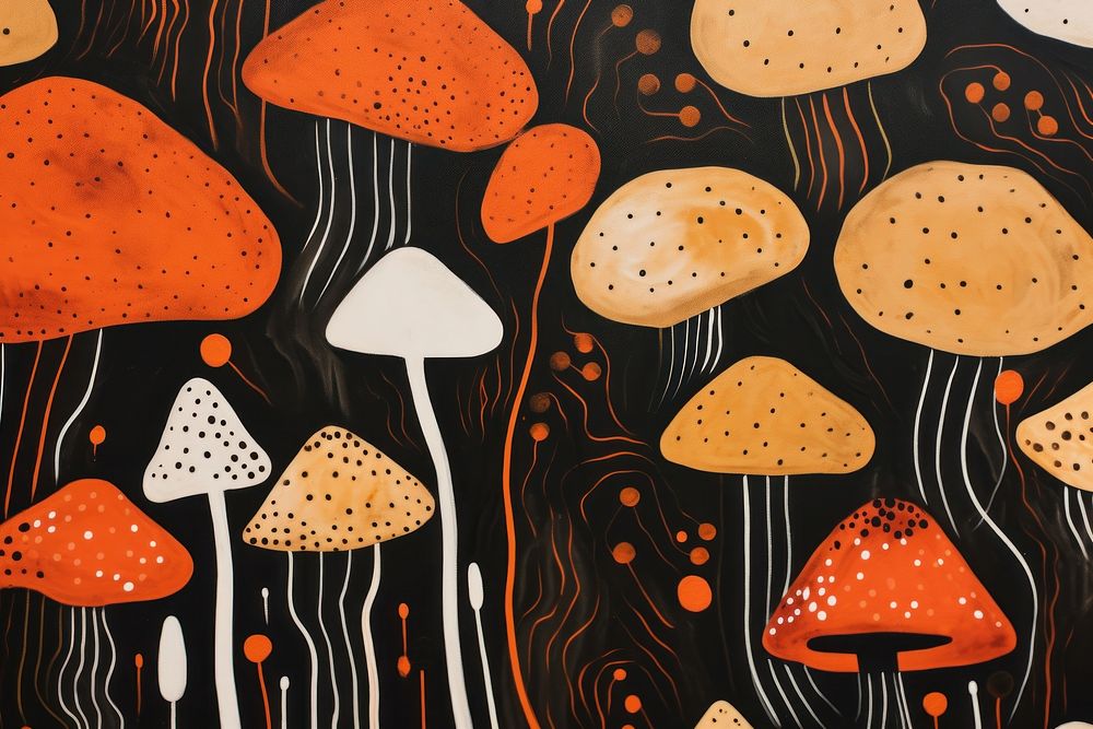 Abstract mushrooms shape background backgrounds fungus plant.
