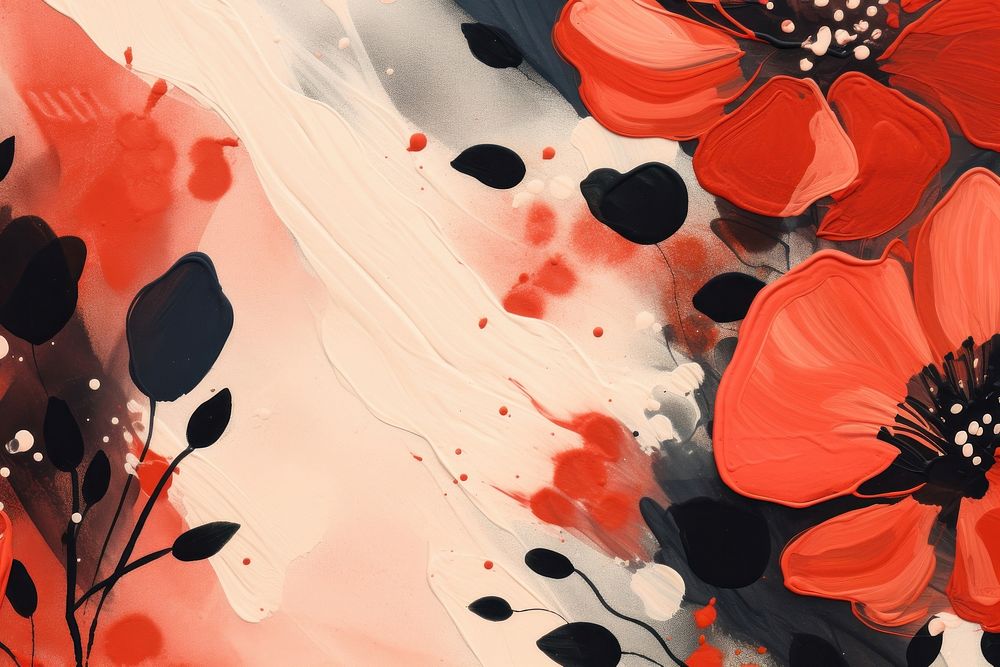 Abstract flowers shape background backgrounds abstract painting.