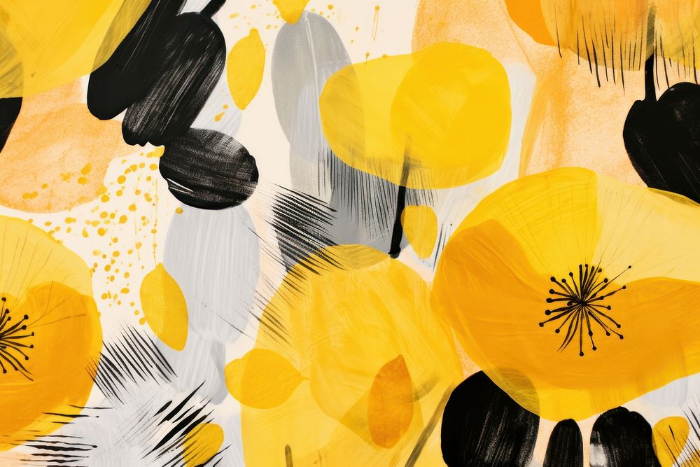 Abstract flowers shape background backgrounds abstract painting.