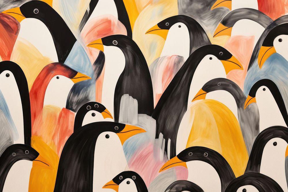 Abstract penguins shape background backgrounds animal bird.