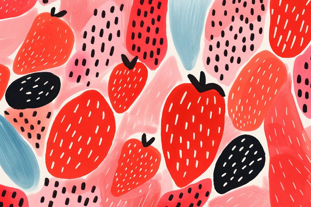 Abstract strawberrys shape background backgrounds pattern fruit.