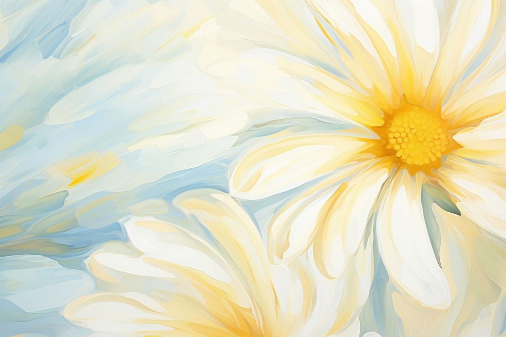 Daisy backgrounds abstract painting.