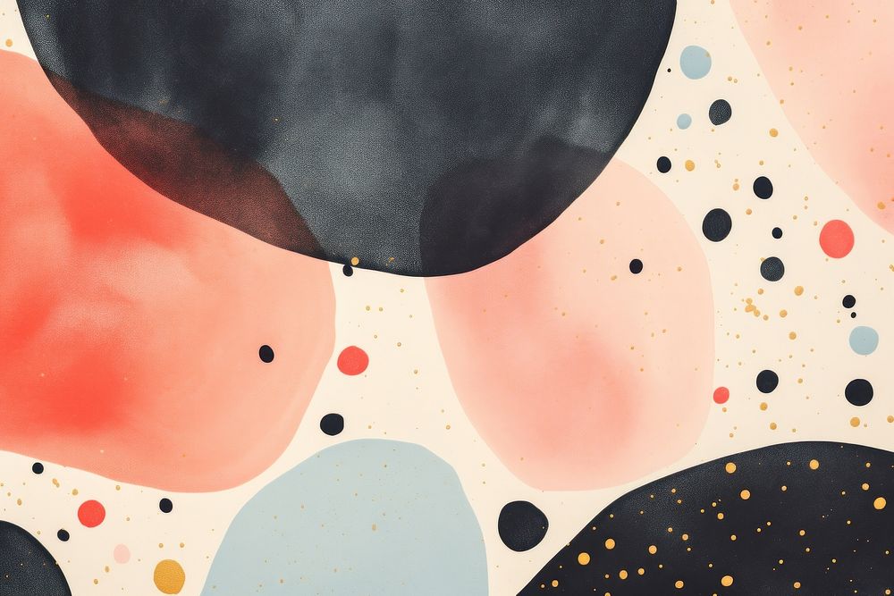 Dots backgrounds abstract painting.