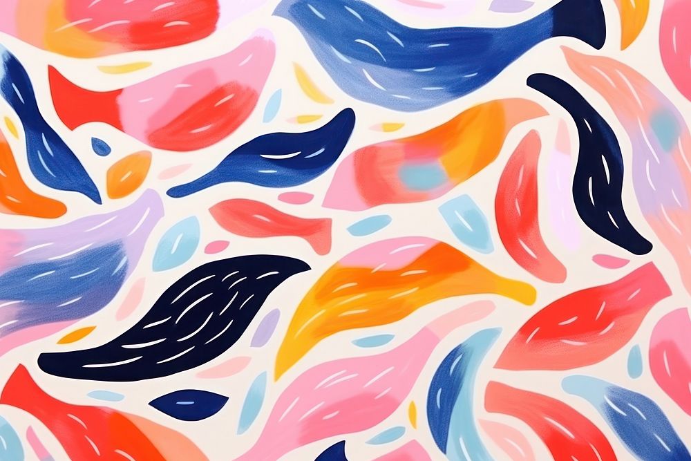 Fishes backgrounds abstract painting.