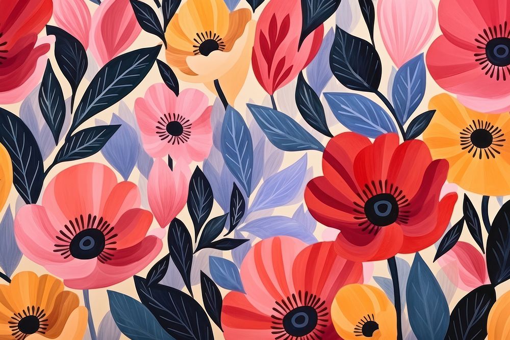 Flowers backgrounds wallpaper pattern.