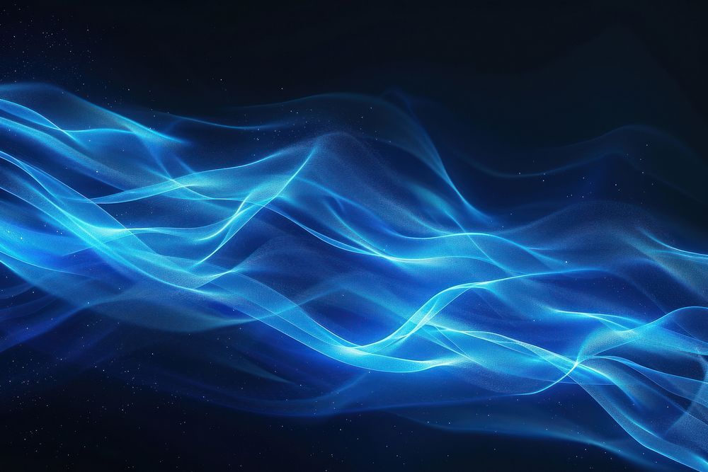 Light waves blue backgrounds futuristic.