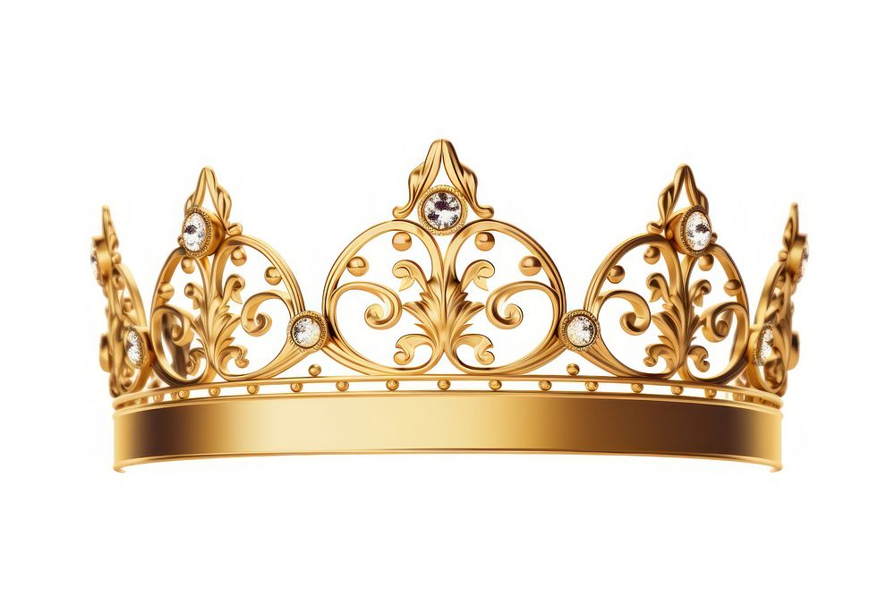 Crown gold crown jewelry tiara.