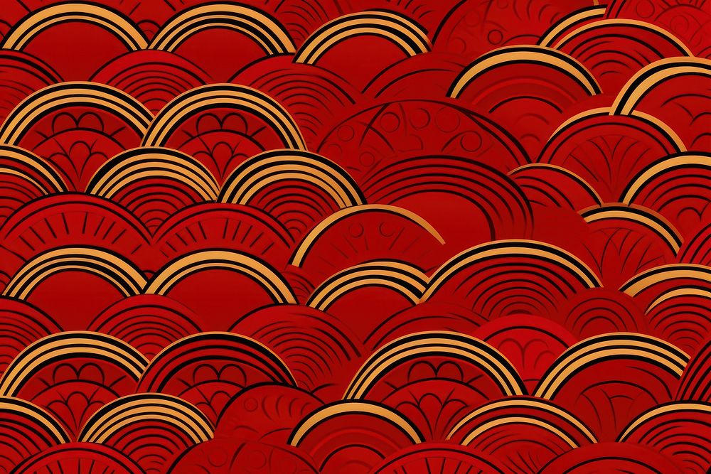 Chinese pattern backgrounds red architecture.