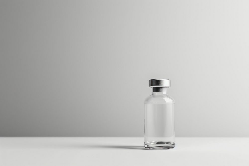 Injection Vial  bottle glass refreshment.
