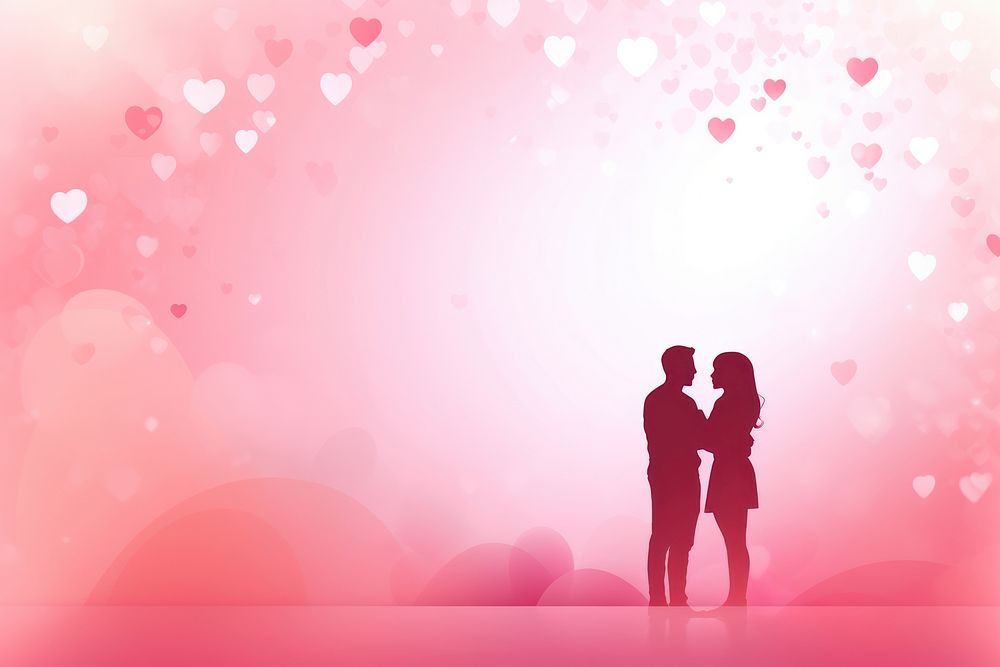 Backgrounds silhouette abstract romantic.