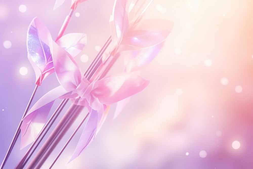 Bow and arrow background backgrounds outdoors blossom.