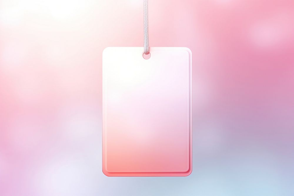 Bag tag gradient background backgrounds pink red.