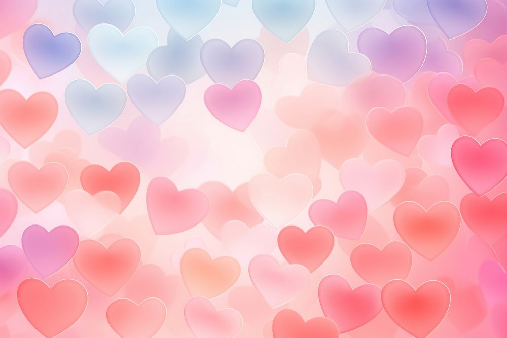 Layered heart patterned background backgrounds love defocused.