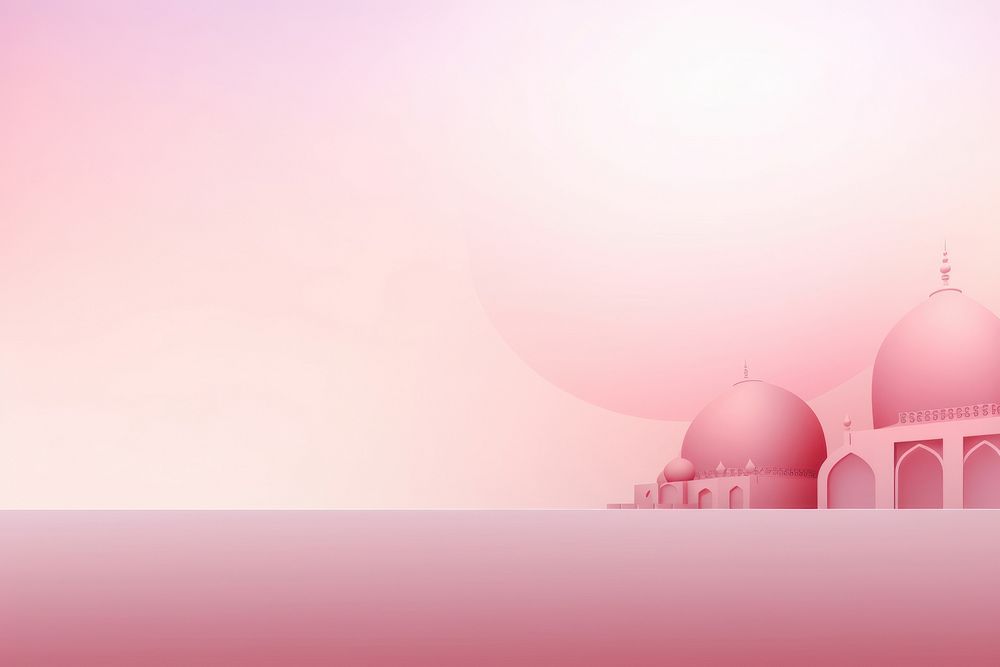 Mosque gradient background architecture building outdoors.