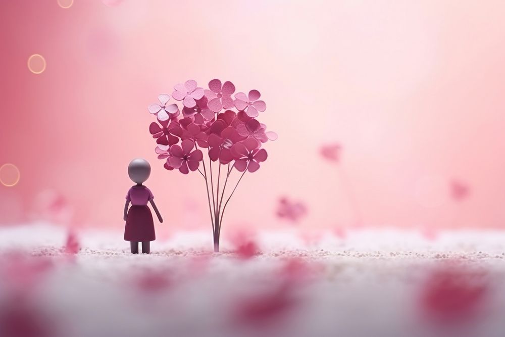 Person holding flowers background outdoors plant petal.
