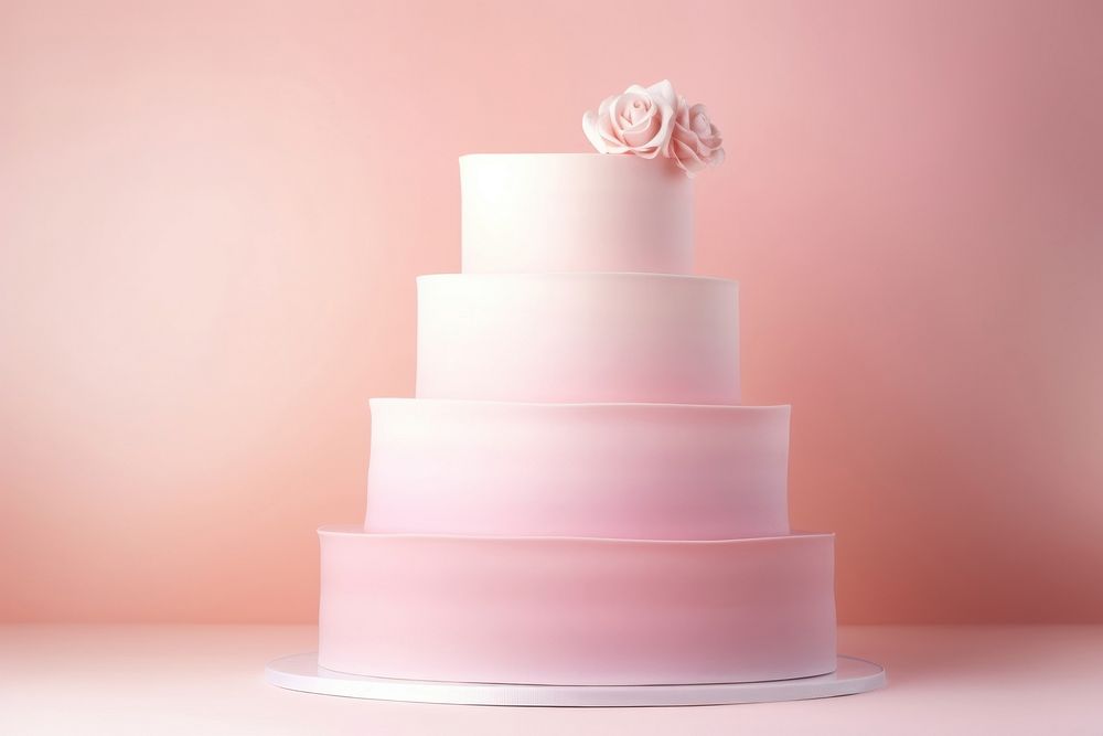 Wedding cake gradient background dessert food pink.