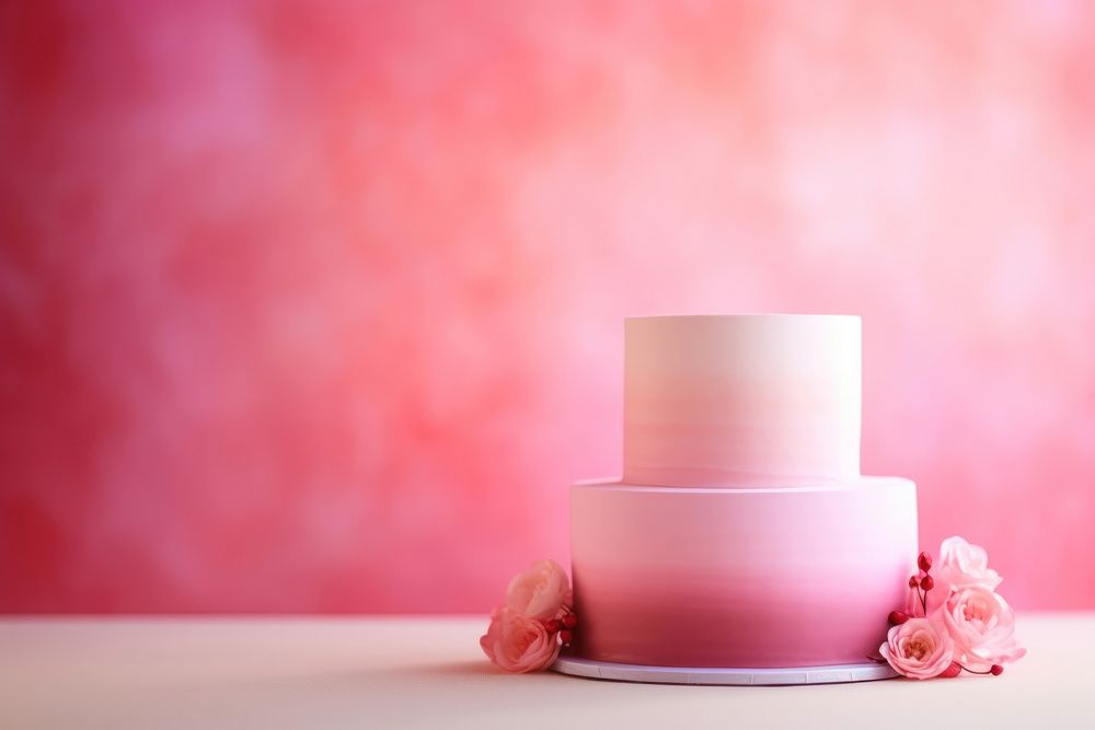 Wedding cake gradient background dessert flower petal.