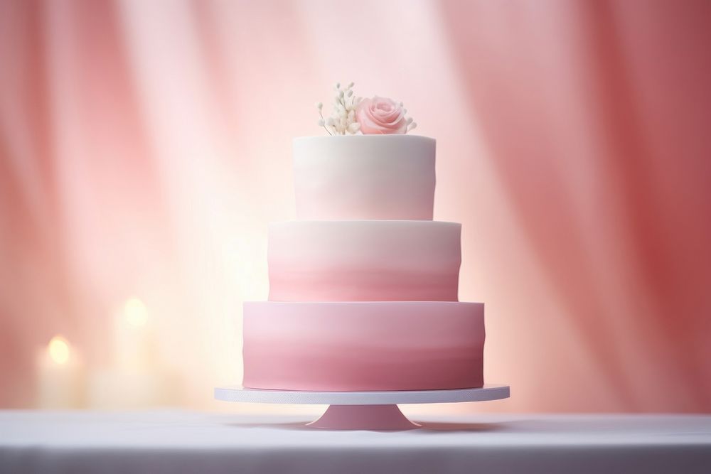 Wedding cake gradient background dessert cream food.