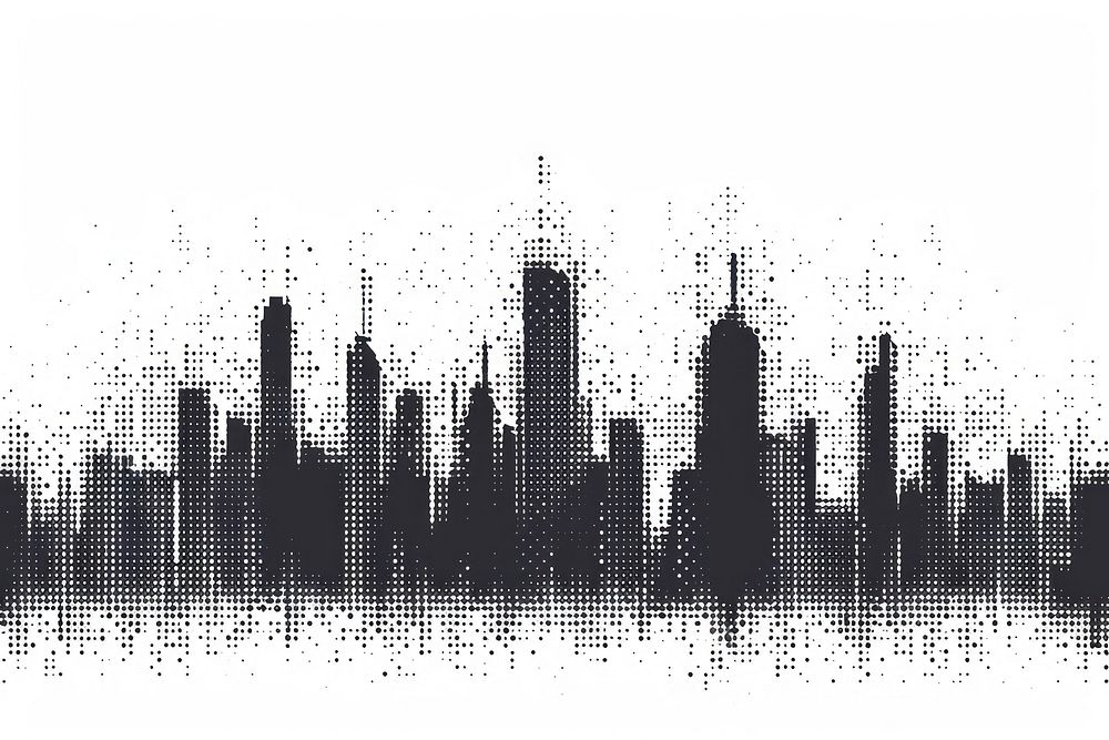 Abstract cityscape effect backgrounds abstract pattern.