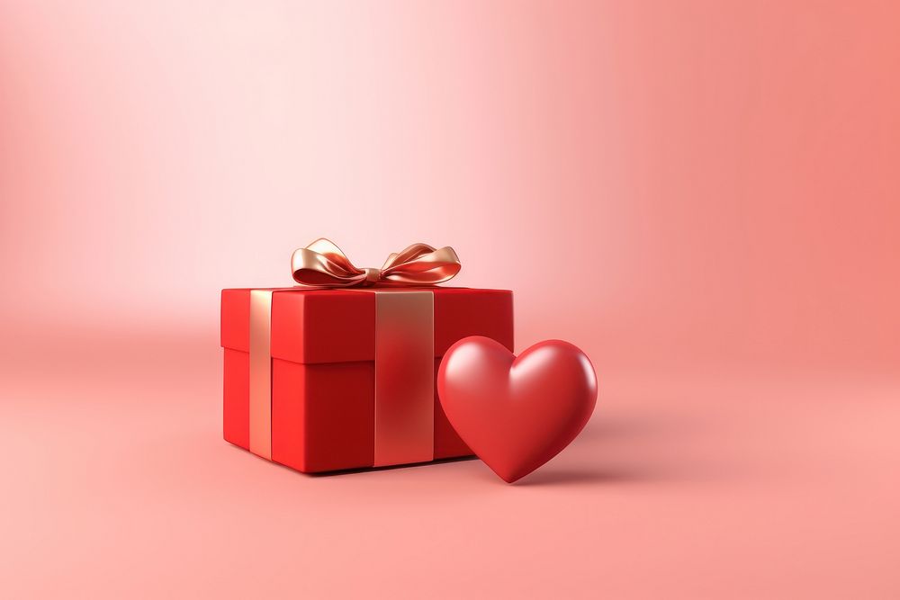 Gift love box red.