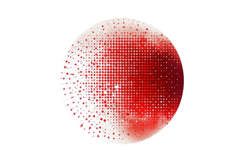 Abstract circle abstract sphere red.