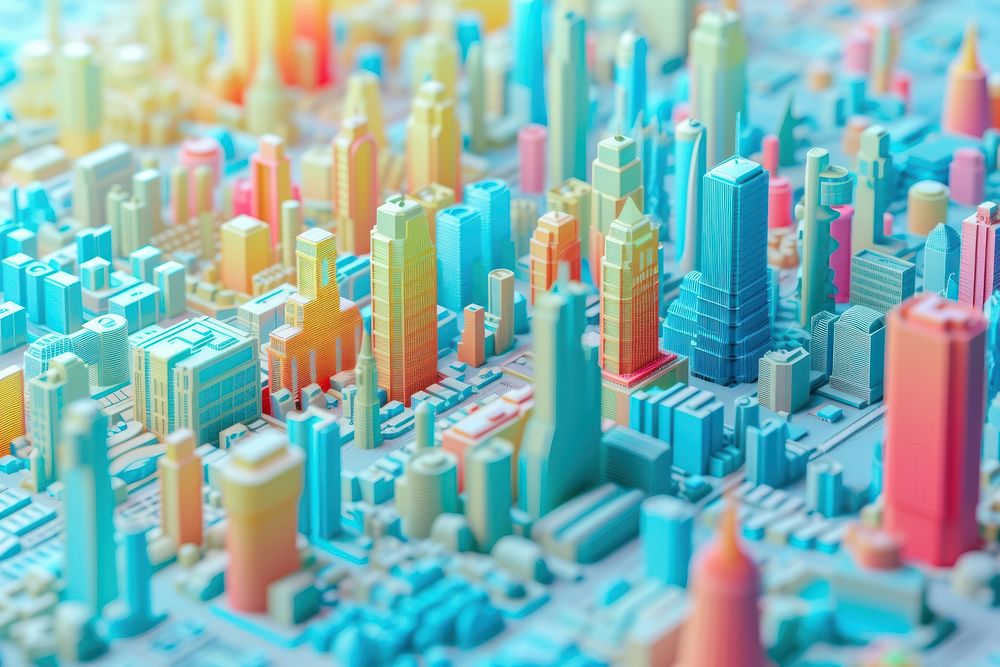 Smart city architecture backgrounds metropolis.
