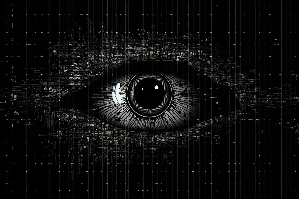A eye backgrounds night technology.