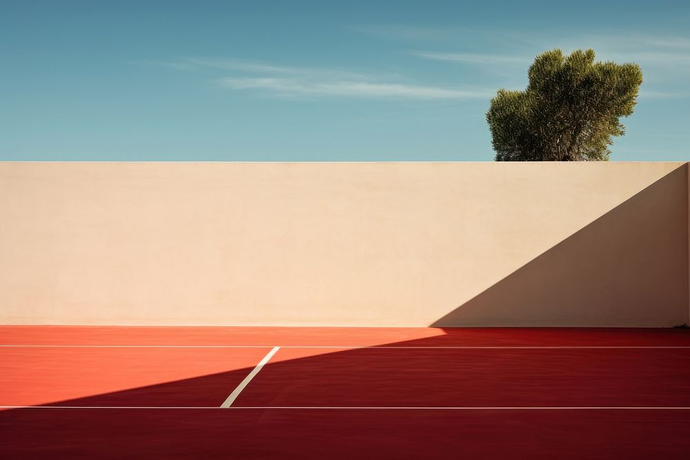 A tennis court architecture outdoors wall.