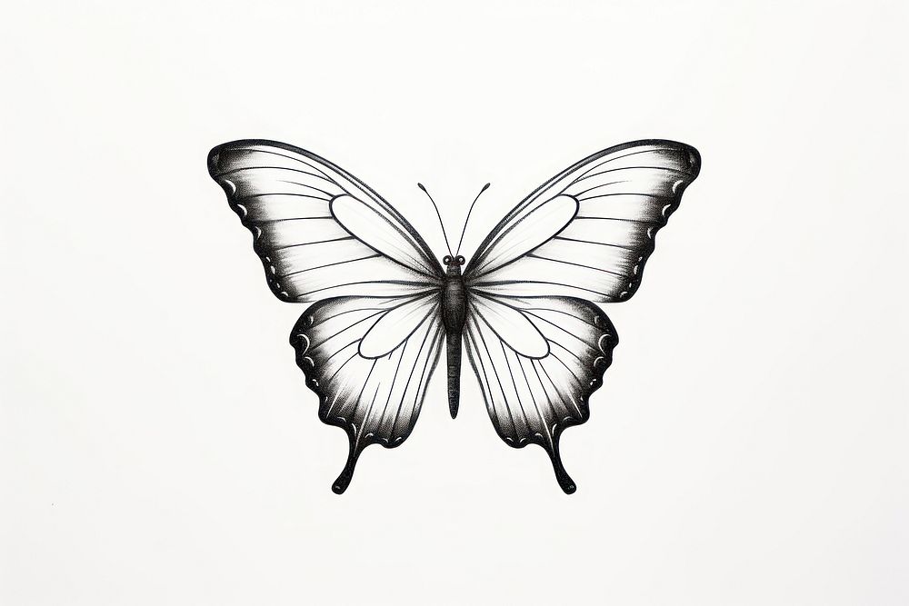 Butterfly butterfly drawing insect.
