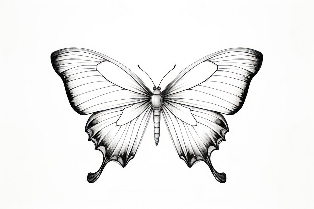 Butterfly butterfly drawing sketch.