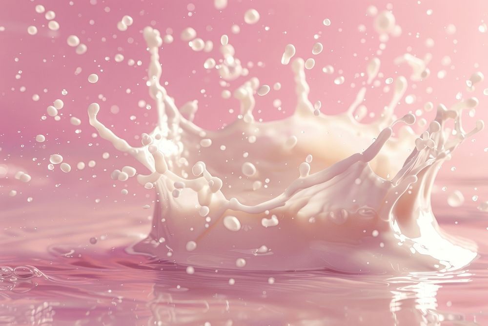 Milk crown splash milk backgrounds fragility.