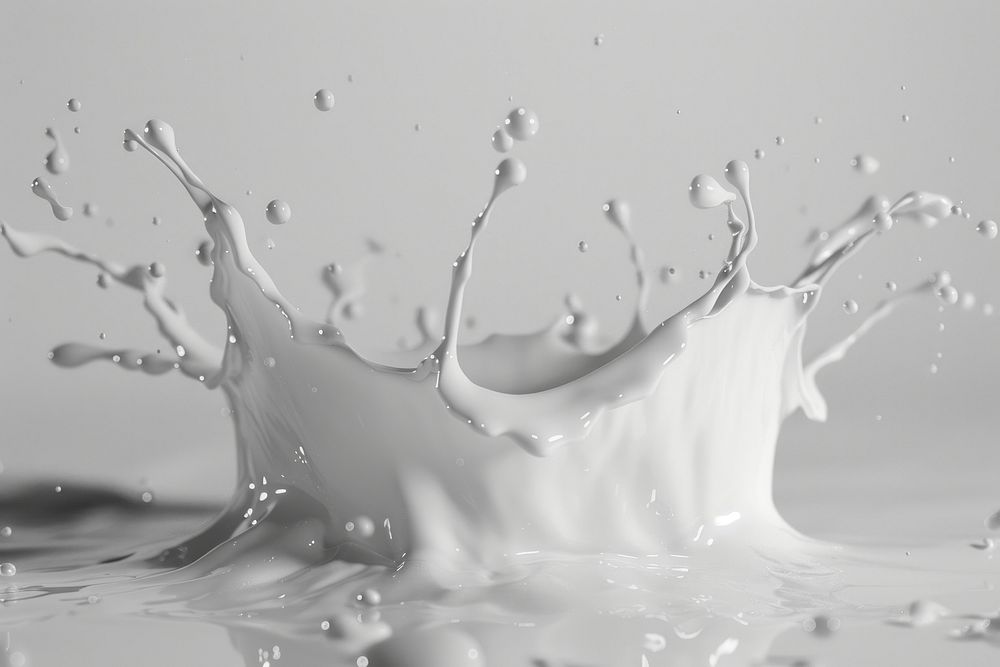Milk crown splash milk backgrounds splattered.