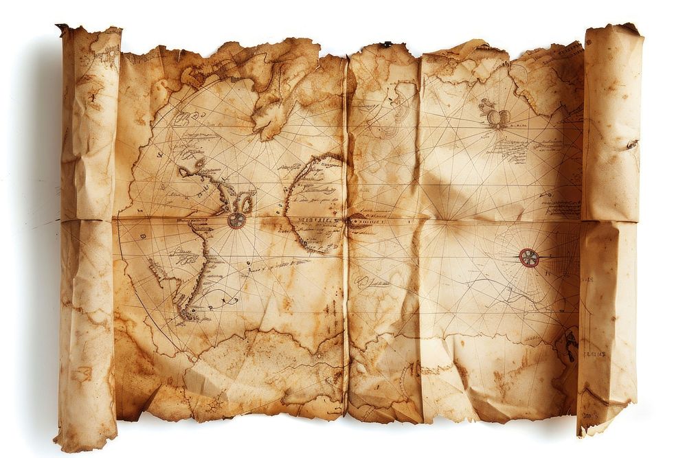 Vintage map backgrounds document white background.