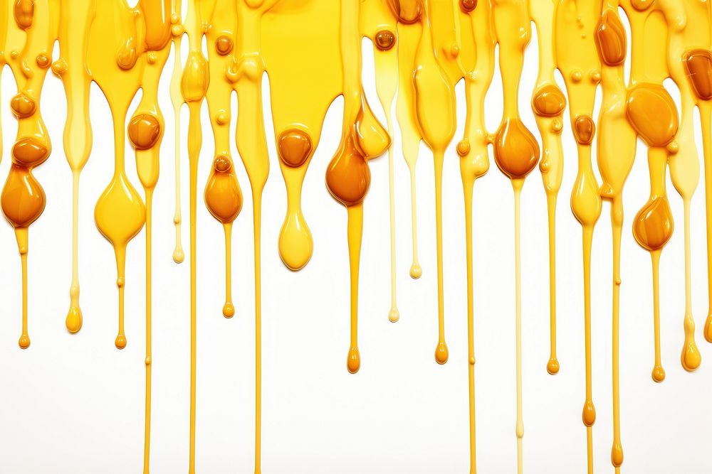 Honey drips backgrounds splattered intricacy.