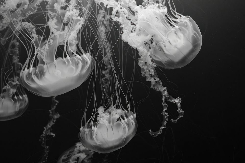 Jellyfish invertebrate zooplankton translucent.