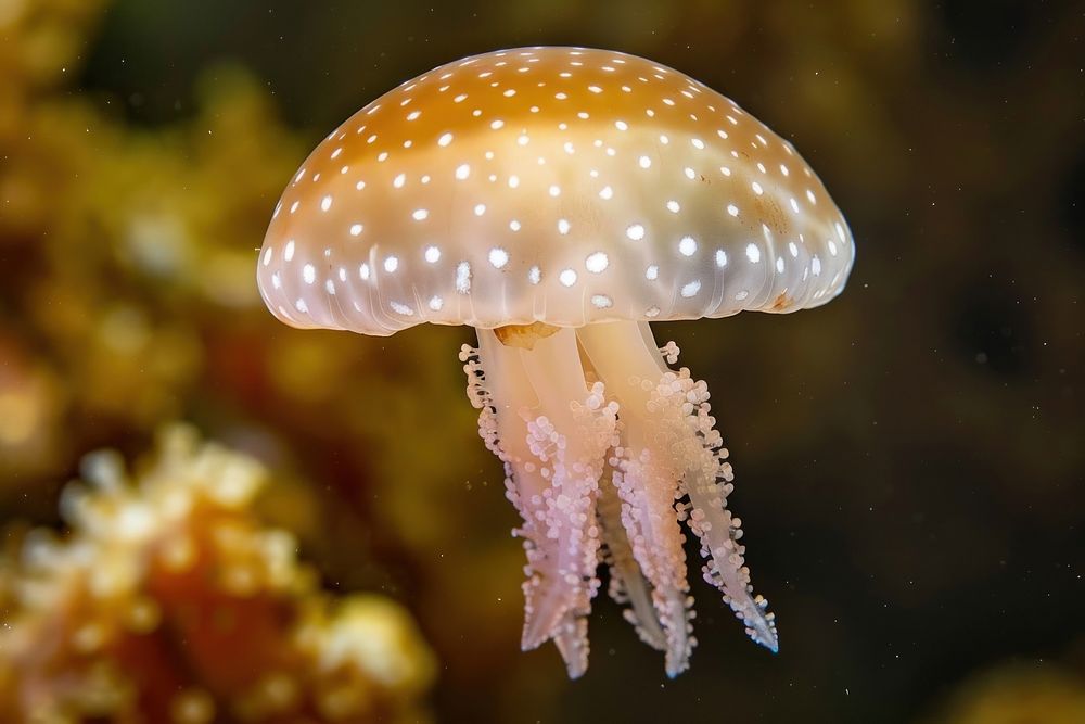 Jellyfish outdoors nature animal.