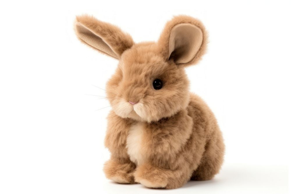 Cute little rabbit mammal animal plush.