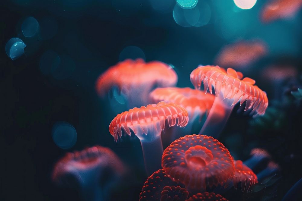 Ocean aquarium jellyfish invertebrate underwater.