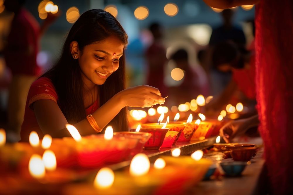Diwali festival candle diwali light.