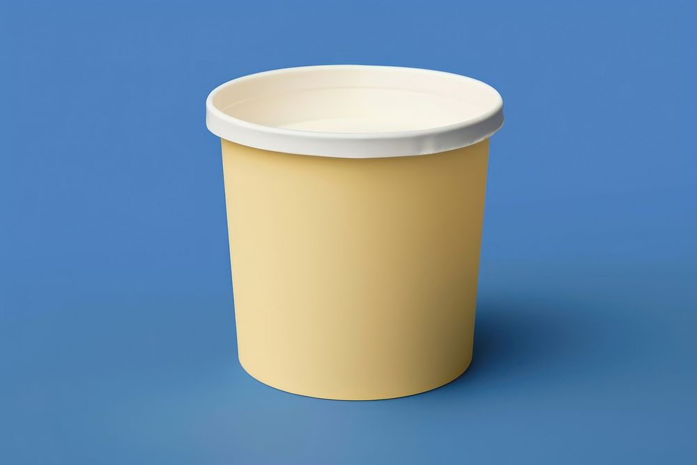 Ice cream cup  disposable container porcelain.