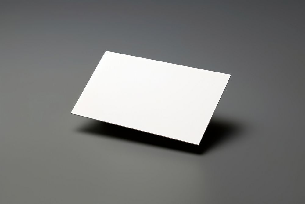 Business card  white paper electronics.