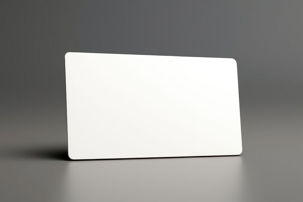 Business card  white rectangle absence.