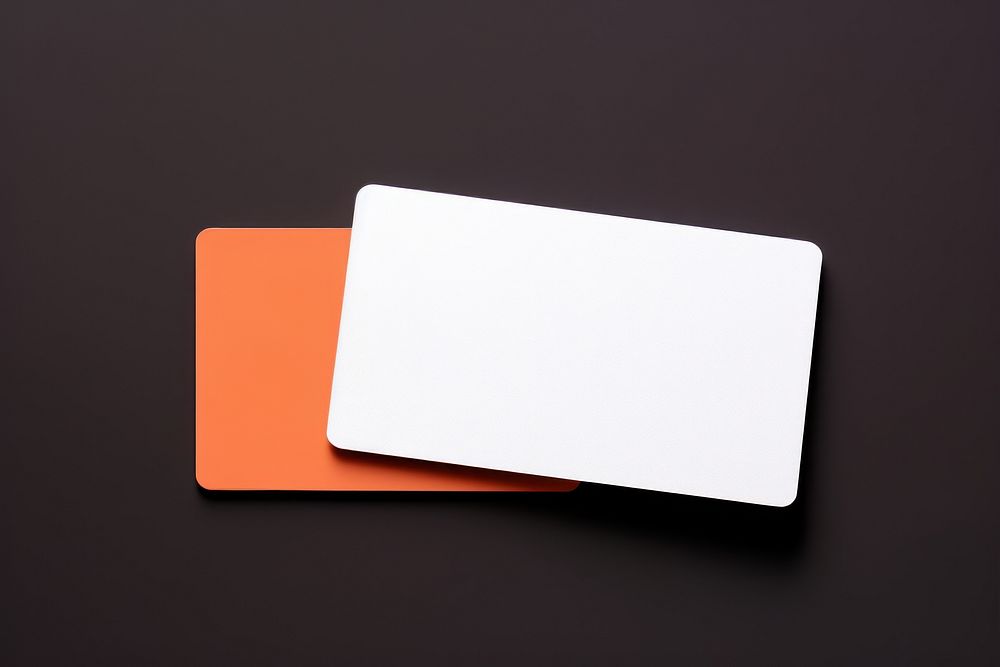 Business card  rectangle absence circle.