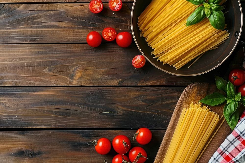 Home cooking pasta food backgrounds ingredient.
