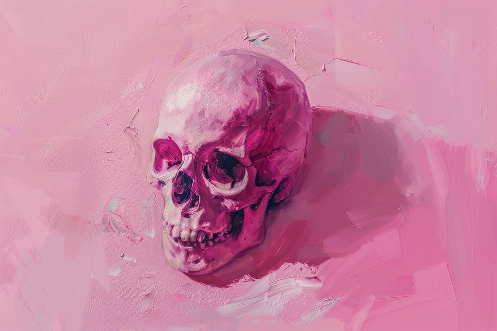Halloween skull painting art photography.