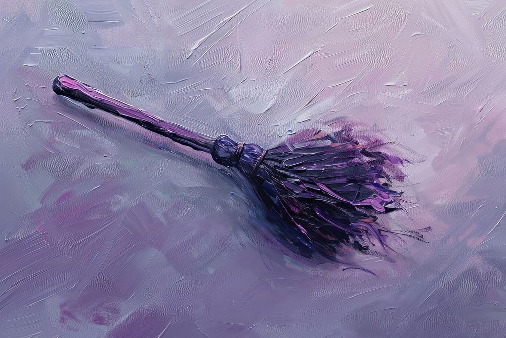 Witch broom fragility abstract lavender.