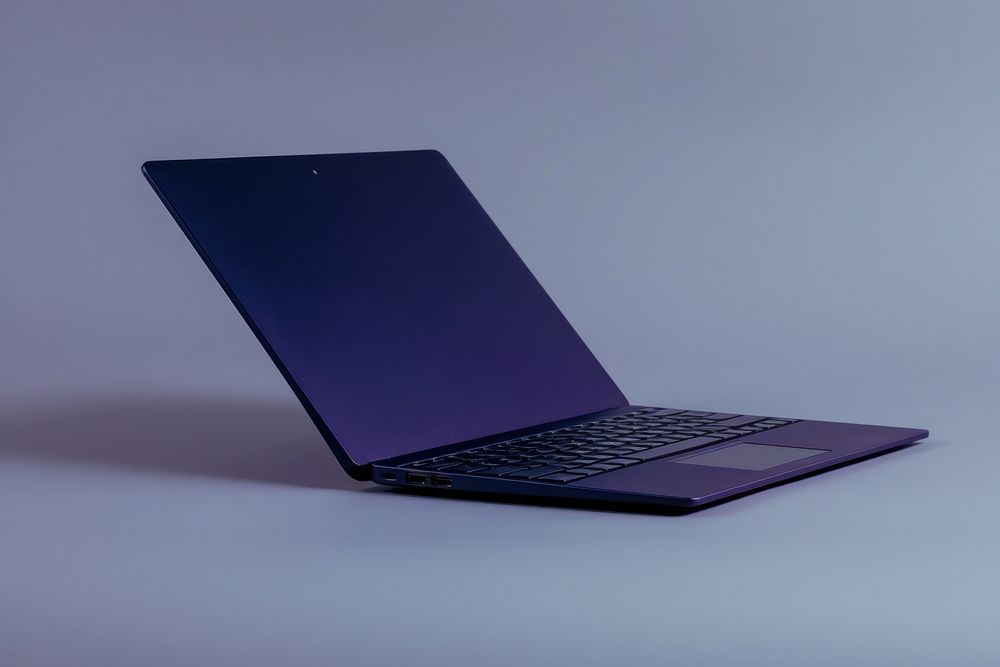 Notebook mockup computer laptop electronics.
