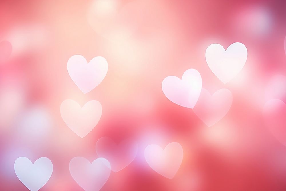 Heart bokeh gradient background backgrounds abstract pink.