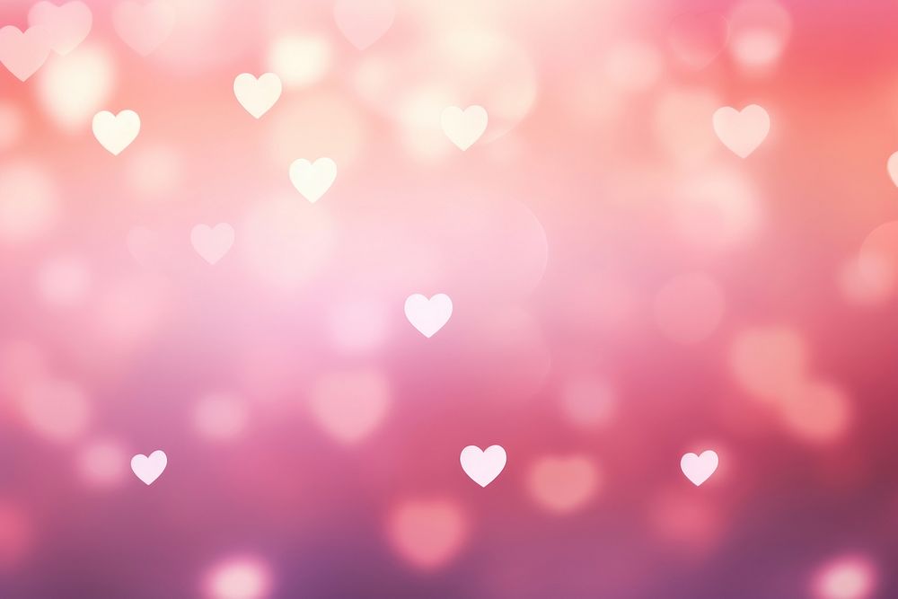 Heart bokeh gradient background backgrounds abstract petal.